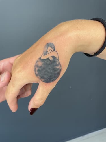 Cover-up & Scar-up — Black Ink Art