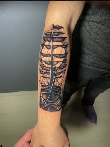 Cover-up & Scar-up — Black Ink Art