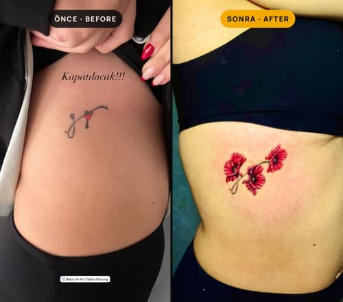Cover-up & Scar-up — Black Ink Art