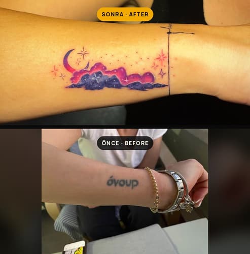 Cover-up & Scar-up — Black Ink Art