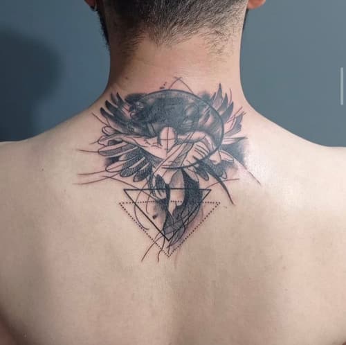Cover-up & Scar-up — Black Ink Art