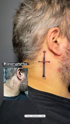 Cover-up & Scar-up — Black Ink Art