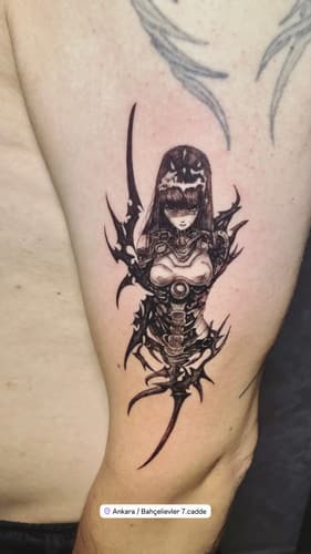Black Ink Art dövme çalışması
