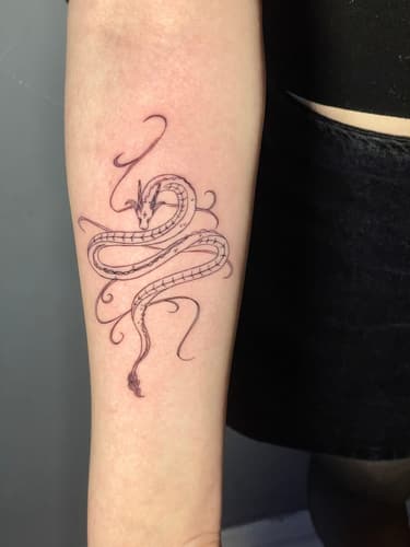 Black Ink Art dövme çalışması
