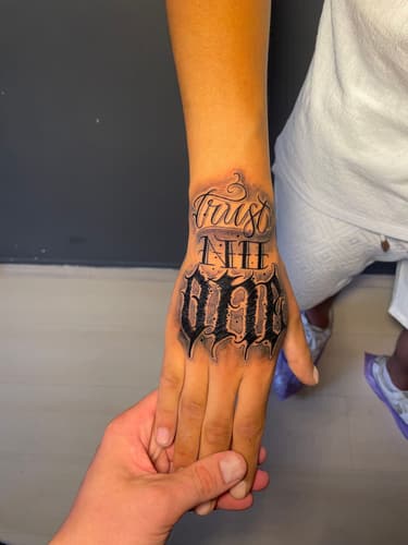 Black Ink Art dövme çalışması