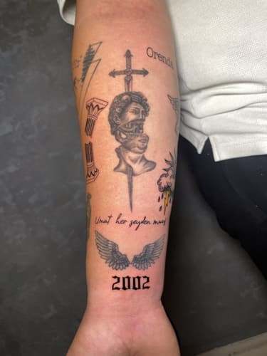 Yazı Dövmesi — Black Ink Art