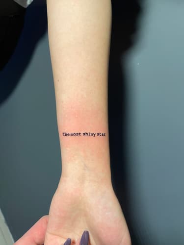 Yazı Dövmesi — Black Ink Art