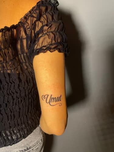 Yazı Dövmesi — Black Ink Art
