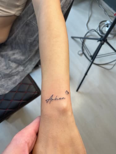 Yazı Dövmesi — Black Ink Art