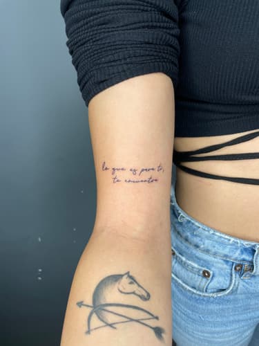 Yazı Dövmesi — Black Ink Art