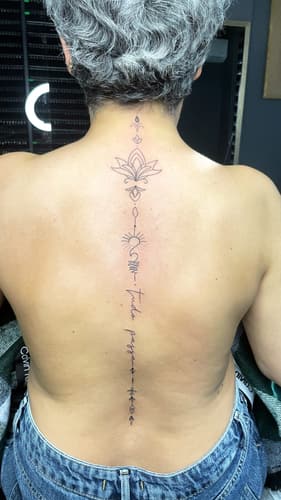 Yazı Dövmesi — Black Ink Art