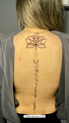 Yazı Dövmesi — Black Ink Art