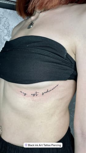 Yazı Dövmesi — Black Ink Art