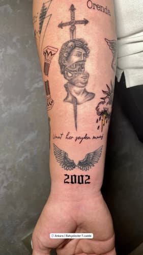 Yazı Dövmesi — Black Ink Art