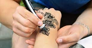 Temporary tattoos.